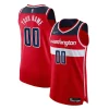 Washington Wizards Nike 2021/22 Diamond Authentic Custom Jersey Collectible Icon Edition Red
