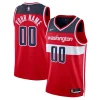 Washington Wizards Nike Unisex Swingman Moderne Custom Jersey Red Icon Edition