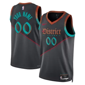Washington Wizards Unique Nike Unisex 2023/24 Custom Swingman Jersey Black City Edition