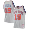 Willis Reed Stylish New York Knicks 75th Anniversary 1969/70 Hardwood Classics Swingman Jersey Silver