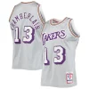 Wilt Chamberlain Los Angeles Lakers 75th Anniversary Exclusif 1971/72 Hardwood Classics Swingman Jersey Silver