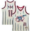 Yao Ming Houston Rockets Chainstitch Swingman Jersey Cream Unique