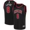 Zach LaVine Chicago Bulls Fast Break Team Replica Authentique Jersey Black Statement Edition