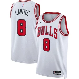 Zach LaVine Chicago Bulls Nike Unisex Swingman Jersey Uniques Association Edition White/Red