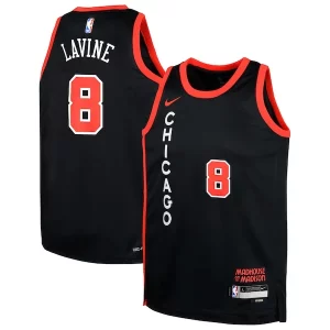 Zach LaVine Chicago Bulls Nike Youth Swingman Exclusif Replica Jersey City Edition Black