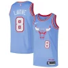 Zach LaVine Chicago Bulls Refiné Nike Swingman Player Jersey City Edition Blue