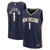 Zion Williamson New Orleans Pelicans Youth Charming Fast Break Replica Player Jersey Icon Edition Navy