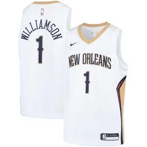 Zion Williamson New Orleans Captivant Pelicans Nike Youth Swingman Player Jersey Association Edition White/Navy
