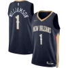 Zion Williamson New Orleans Pelicans Nike 2021/22 Prime Diamond Swingman Jersey Icon Edition Navy