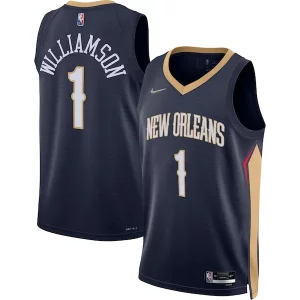 Zion Williamson New Orleans Pelicans Nike 2021/22 Prime Diamond Swingman Jersey Icon Edition Navy