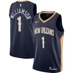 Zion Williamson New Orleans Pelicans Nike Charming Swingman Jersey Navy Icon Edition
