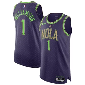 Zion Williamson New Orleans Pelicans Nike Éclatant 2024/25 Authentic Player Jersey City Edition Purple