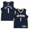 Zion Williamson New Orleans Pelicans Nike Preschool Replica Jersey Icon Edition Navy Haut de gamme