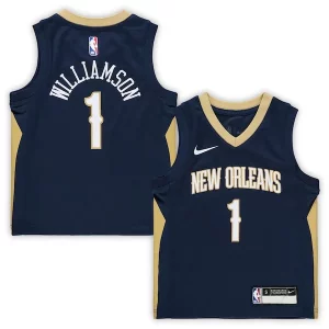 Zion Williamson New Orleans Pelicans Nike Preschool Replica Jersey Icon Edition Navy Haut de gamme