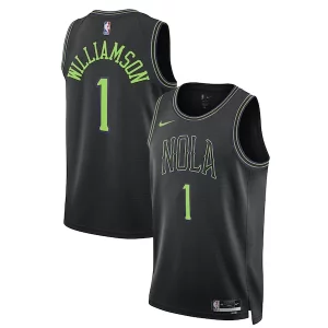 Zion Williamson New Orleans Pelicans Nike Unisex 2023/24 Swingman Jersey Black City Personalisable Edition