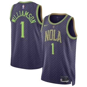 Zion Williamson New Orleans Pelicans Nike Unisex Collectible 2024/25 Swingman Player Jersey City Edition Purple