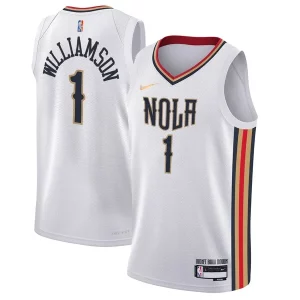 Zion Williamson New Orleans Pelicans Nike Youth Swingman Jersey City Edition Dashing White