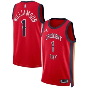 Zion Williamson New Orleans Pelicans Jordan Brand Splendide Unisex Swingman Jersey Statement Edition Red