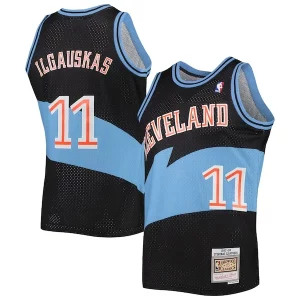 Zydrunas Ilgauskas Sophistiqué Cleveland Cavaliers Hardwood Classics Swingman Jersey Black